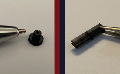 micro 3D printed parts