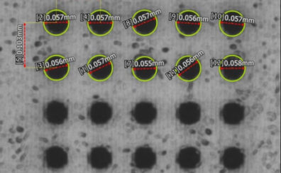 50-µm-Löcher mit RG