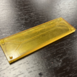 3d printed Microfluidic Master with Printed Base